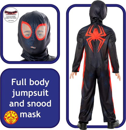 Rubie's Official Miles Morales Deluxe Child Costume, Kids Fancy Dress