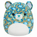 Squishmallows SQCR04131 - Peluche ufficiale Kelly Toys, Enos der Leopard, 30 cm, morbidissimo peluche