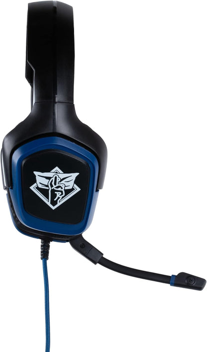 Konix Jujutsu Kaisen Auriculares Gaming con Cable para PS4, PS5, Switch, Xbox One y Series X|S - Micrófono a 45° - Cable de 1,5 m - Conector Jack de 3,5 mm - Diseño de Gojo