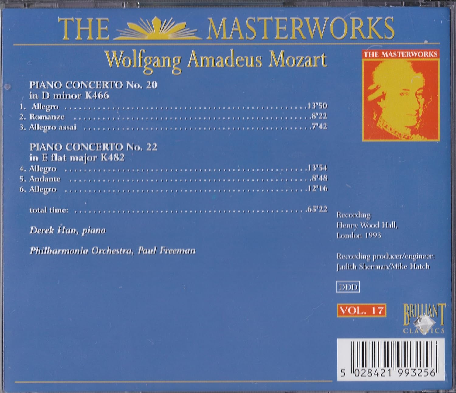 Mozart - Piano Concertos - Vol 17