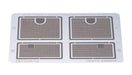 German Tiger I Early Protection Photo Etched Grille Set- 1:35 Scale Military - Tamiya