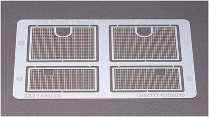 German Tiger I Early Protection Photo Etched Grille Set- 1:35 Scale Military - Tamiya