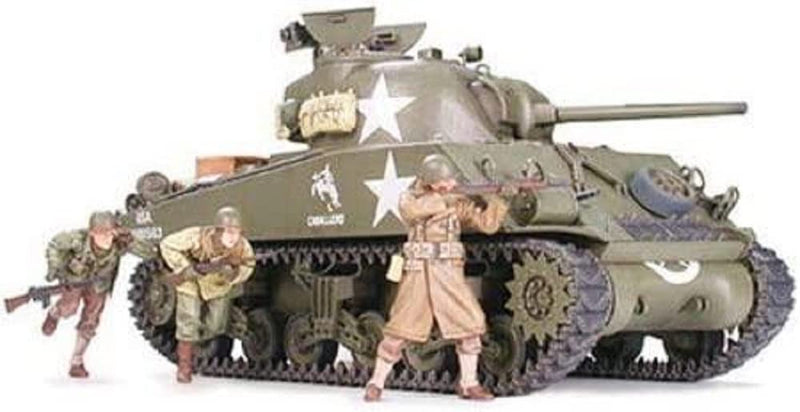 Tamiya 300035250 – 1: 35 WWII US Sherman M4 A3 Spä, 75 mm (9