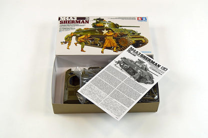Tamiya 300035250 – 1: 35 WWII US Sherman M4 A3 Spä, 75 mm (9