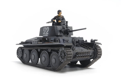 TAMIYA TAMIYA-300032583 1:48 DT. PzKpfw. 38 (t) Ausf. Copa DD/e, Color Militar/Verde Oliva (TAM32583