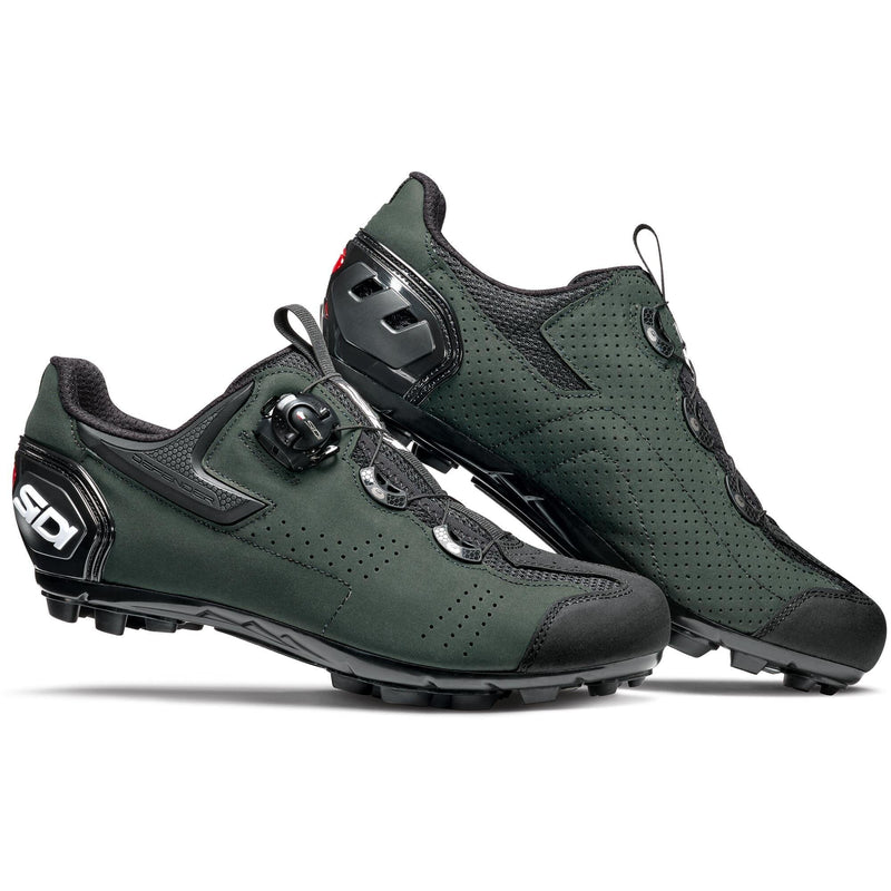 Sidi Gravel MTB Shoes - Matte Colour 44 Dark Green/Black