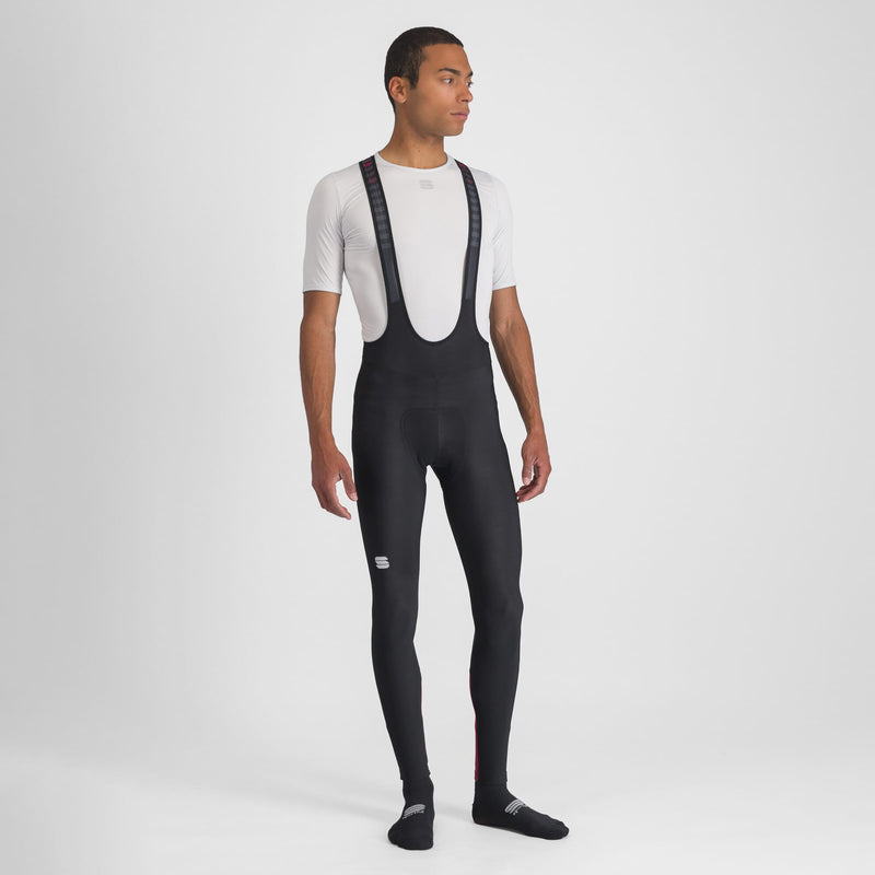 Sportful Classic Race Bib Tights XL Black/Red Rumba