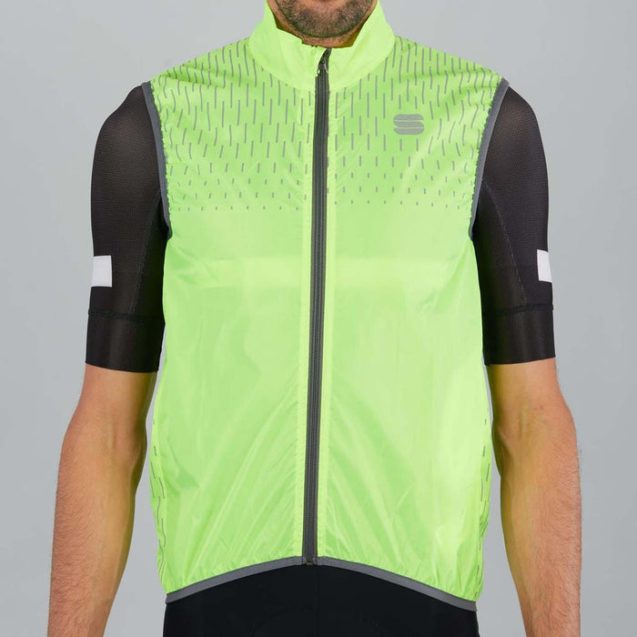 Sportful 1121019-091 REFLEX VEST Sports vest Man yellow fluo