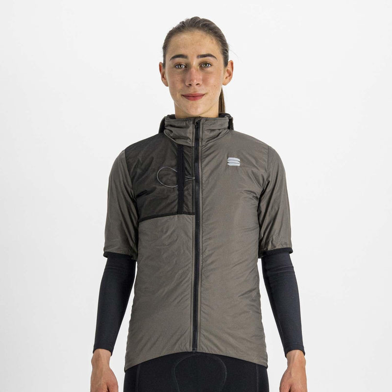 Sportful Supergiara Puffy Women's Short Sleeve Jacket XL Beetle