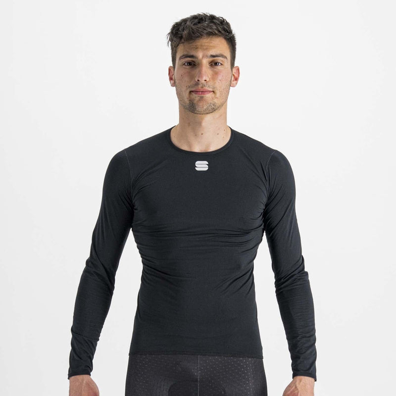 Sportful Midweight Long Sleeve Base Layer S Black
