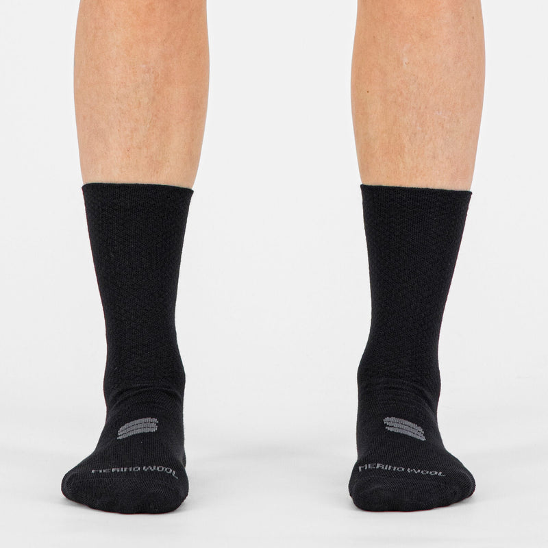 Sportful Wool Women's 16 Socks L/XL Black/Anthracite
