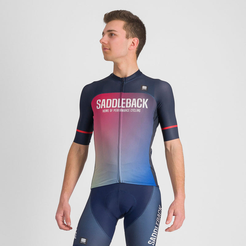 Sportful Saddleback Club Sport BodyFit Jersey XL Navy Blue