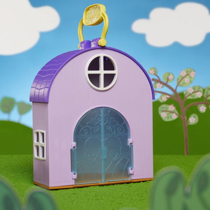 Peppa Pig Peppa's Club Peppa's Ice Cream Shop Preschool Toy; 1 Figure, 4 Accessories, Carry Handle, for Ages 3 and Up, Multicolor (F4387)