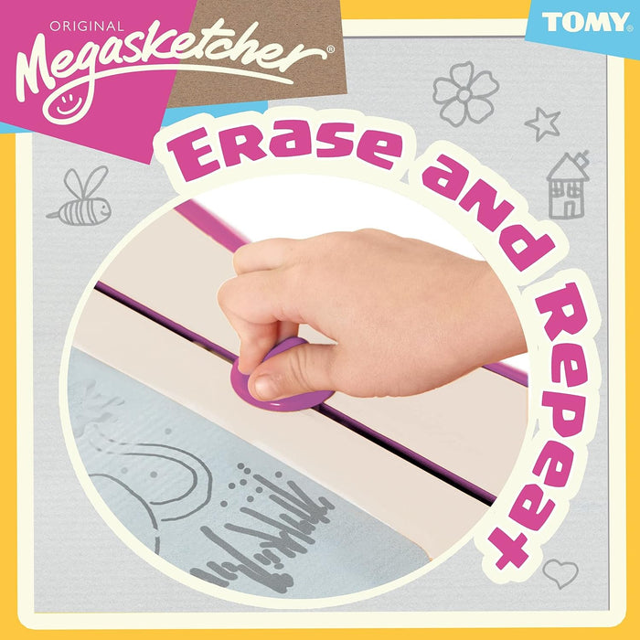 Megasketcher Tomy Games E73512 Magnetic Drawing Board