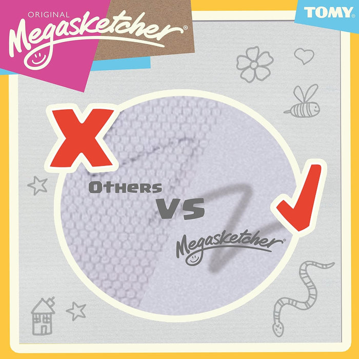 Megasketcher Tomy Games E73512 Magnetic Drawing Board