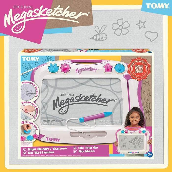 Megasketcher Tomy Games E73512 Magnetic Drawing Board