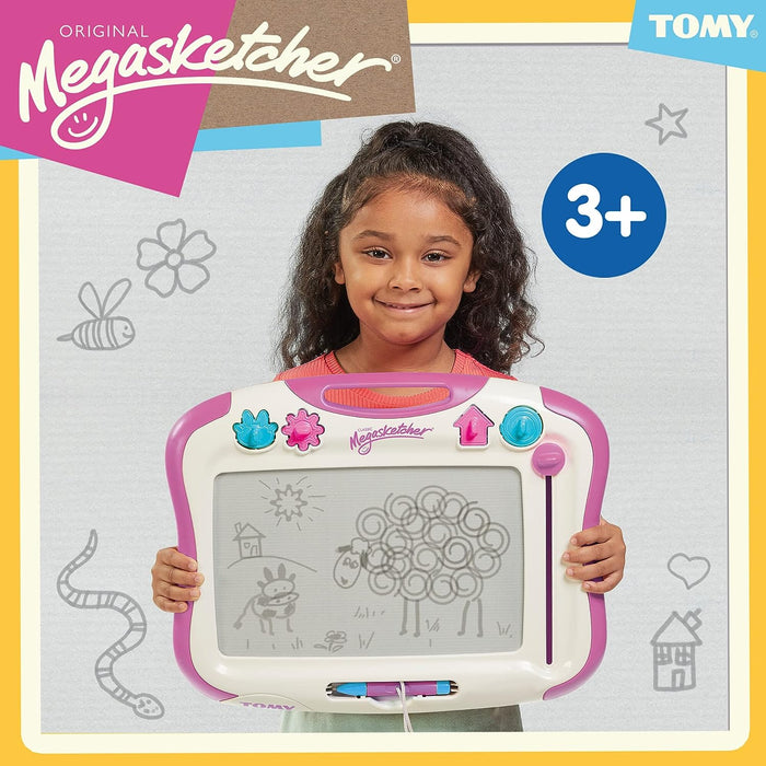 Megasketcher Tomy Games E73512 Magnetic Drawing Board