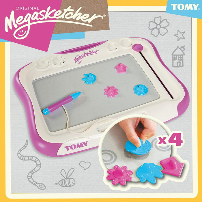 Megasketcher Tomy Games E73512 Magnetic Drawing Board