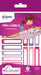 Avery Stationery Labels, Pen Labels, Name Labels, Stick on School Labels 50 x 10 mm, 30 Labels Per Pack, Pink/Purple