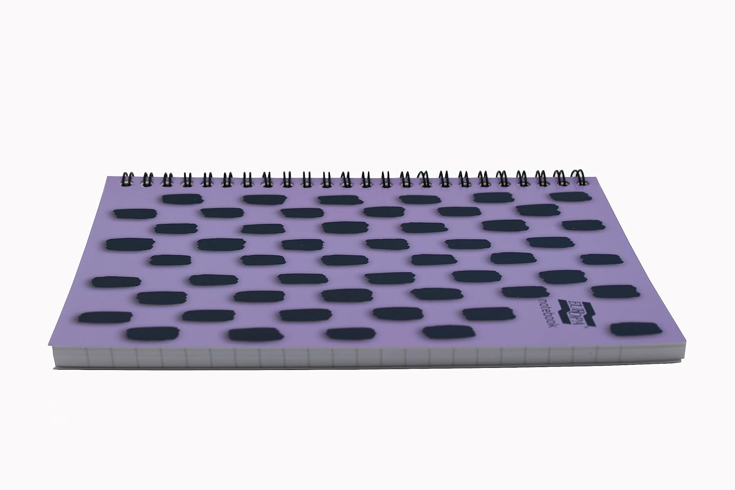 Exacompta Europa Splash - Ref EU1504Z Wirebound Notebooks, Bright Cover, 160 Lined Pages, A5 Size with Micro-Perforated Pages, Pack of 3 Purple Cover