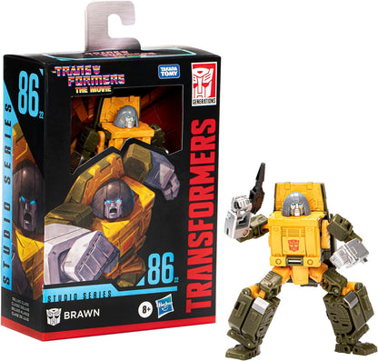 Transformers Studio Series Deluxe-Klasse zu Transformers – Der Kampf um Cybertron 86-22 Brawn Action-Figur, 11 cm