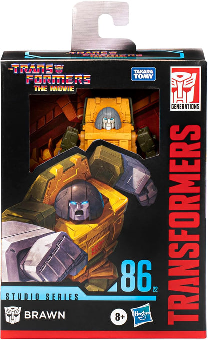 Transformers Studio Series Deluxe-Klasse zu Transformers – Der Kampf um Cybertron 86-22 Brawn Action-Figur, 11 cm