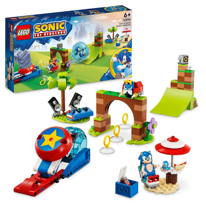 LEGO 76990 Sonic the Hedgehog Sonic's Speed Sphere Challenge Set, Buildable Toy Game with 3 Characters incl. a Moto Bug Badnik Figure, Toys for Kids, Boys & Girls 6 Plus Years Old