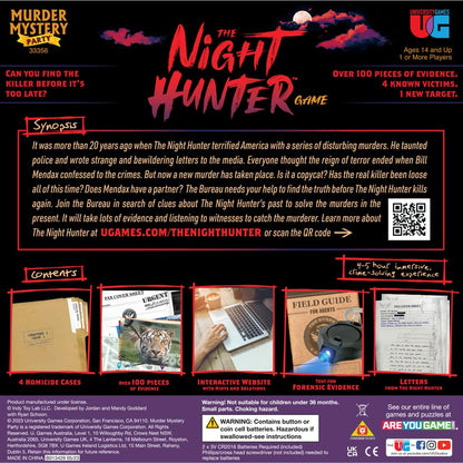 University Games The Night Hunter Murder Mystery Party Game
