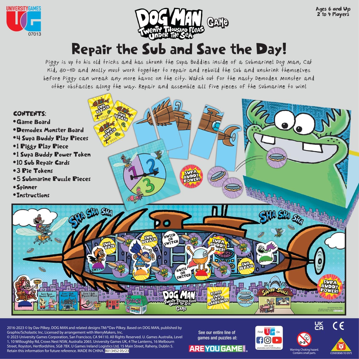 University Games | Dog Man Twenty Thousand Fleas Under The Sea Game