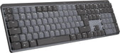 Logitech MX Mechanical Wireless Illuminated Performance Keyboard, Tactile Quiet Switches, QWERTY US International Layout