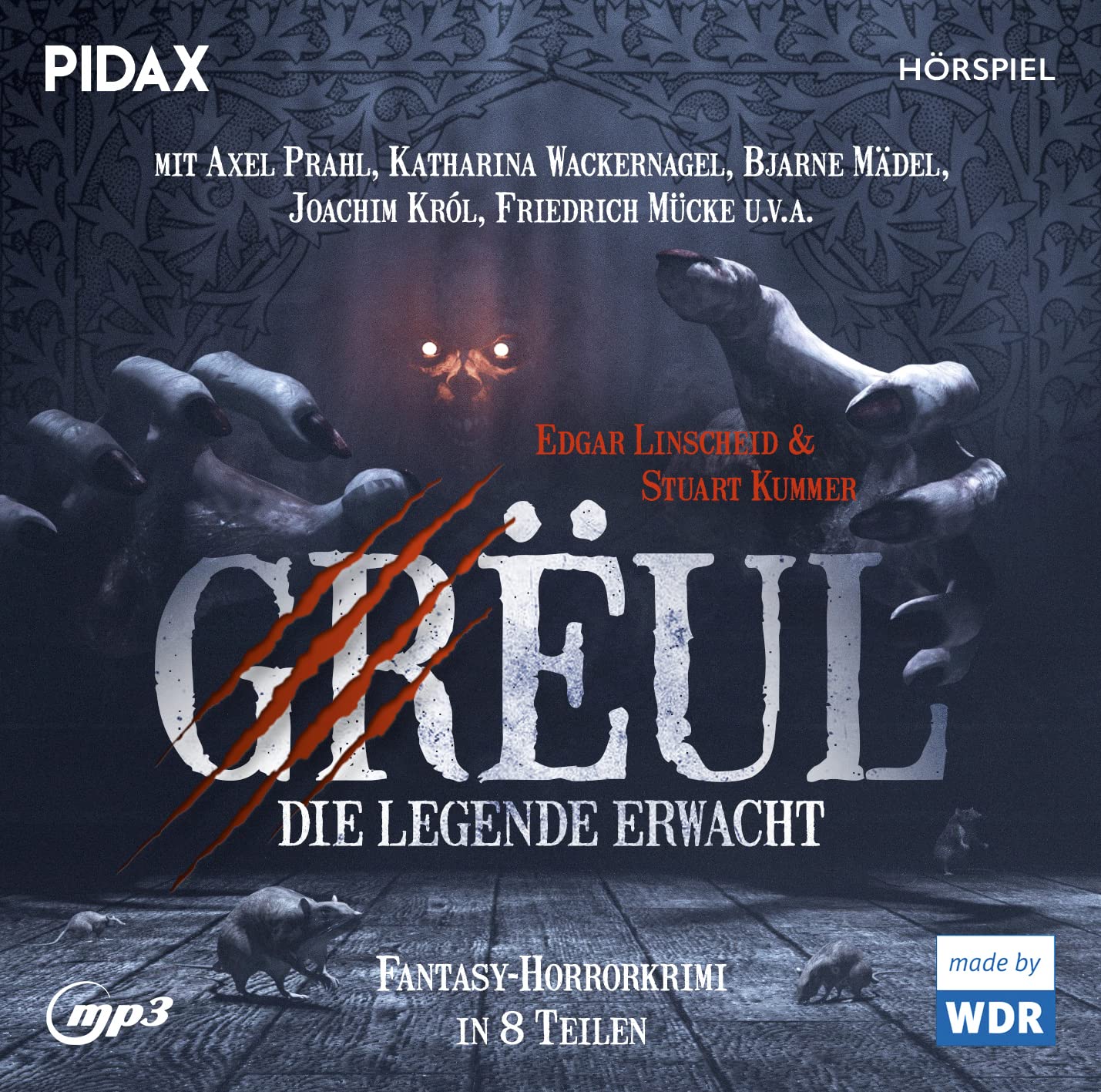 GRËUL - Die Legende erwacht / Ein Fantasy-Horrorkrimi in 8 Teilen mit Starbesetzung (Pidax Hörspiel-Klassiker