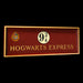 The Noble Collection Harry Potter Platform 9 3/4 Sign - 23in (58cm) Wooden Hogwarts Express Plaque - Officially Licensed Film Set Movie Props Gifts