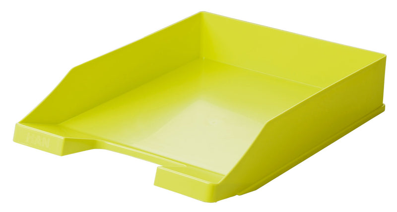 HAN Briefablage KLASSIK, moderne und stapelbare Ablage für Unterlagen bis Format DIN A4/C4, 1027-X-50, lemon 10 Briefablagen Trend Colours Lemon