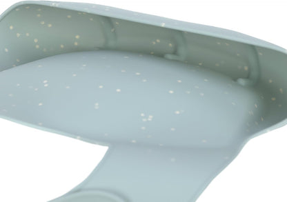LÄSSIG Siliconen slabbetjes voor baby's (2 stuks), kleine kinderen, slabbetjes met opvangbak, vaatwasmachinebestendig