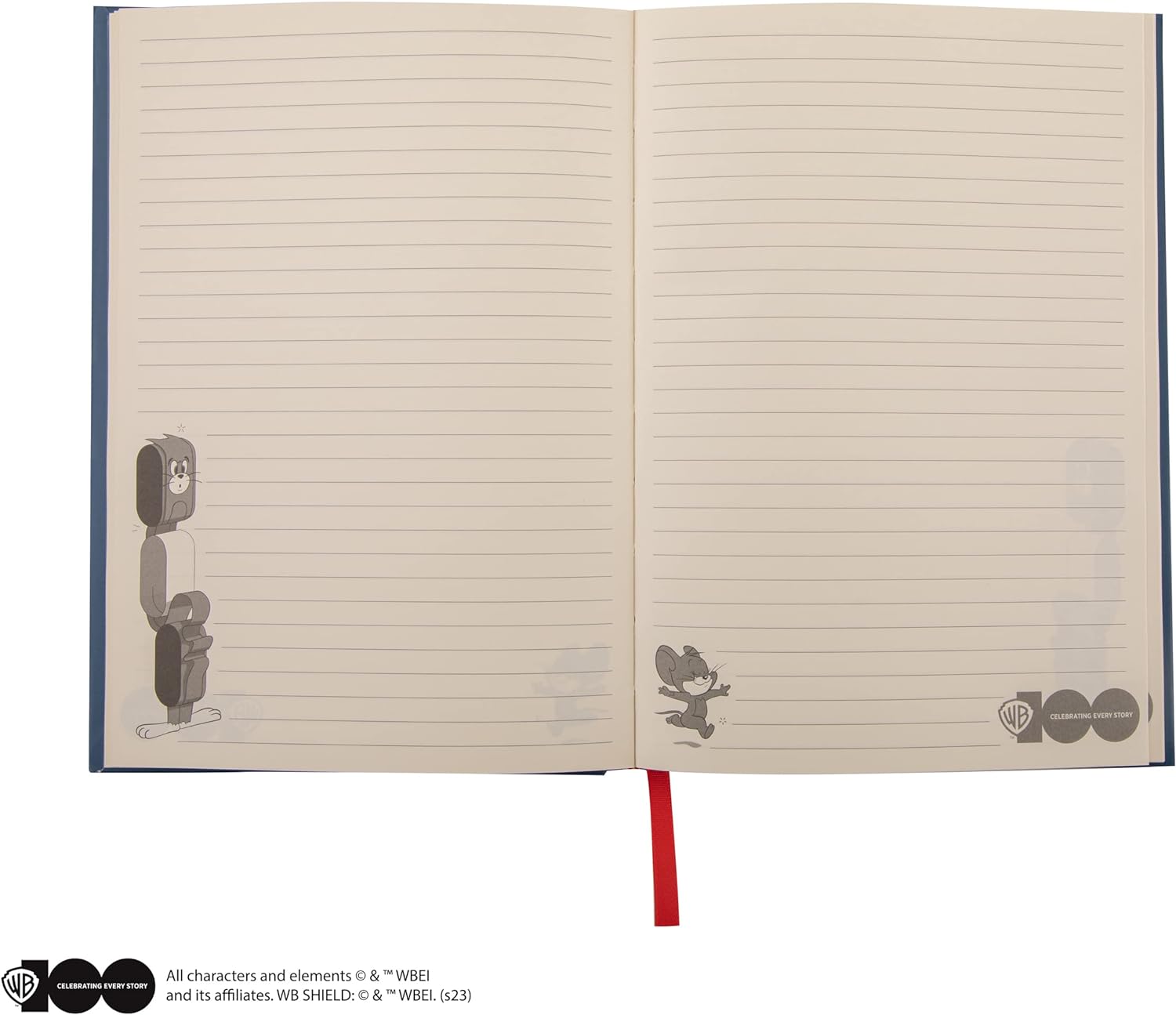 Cinereplicas - Carnet Tom et Jerry 160 pages Couverture Rigide 14,5 x 21 cm - Licence Officielle