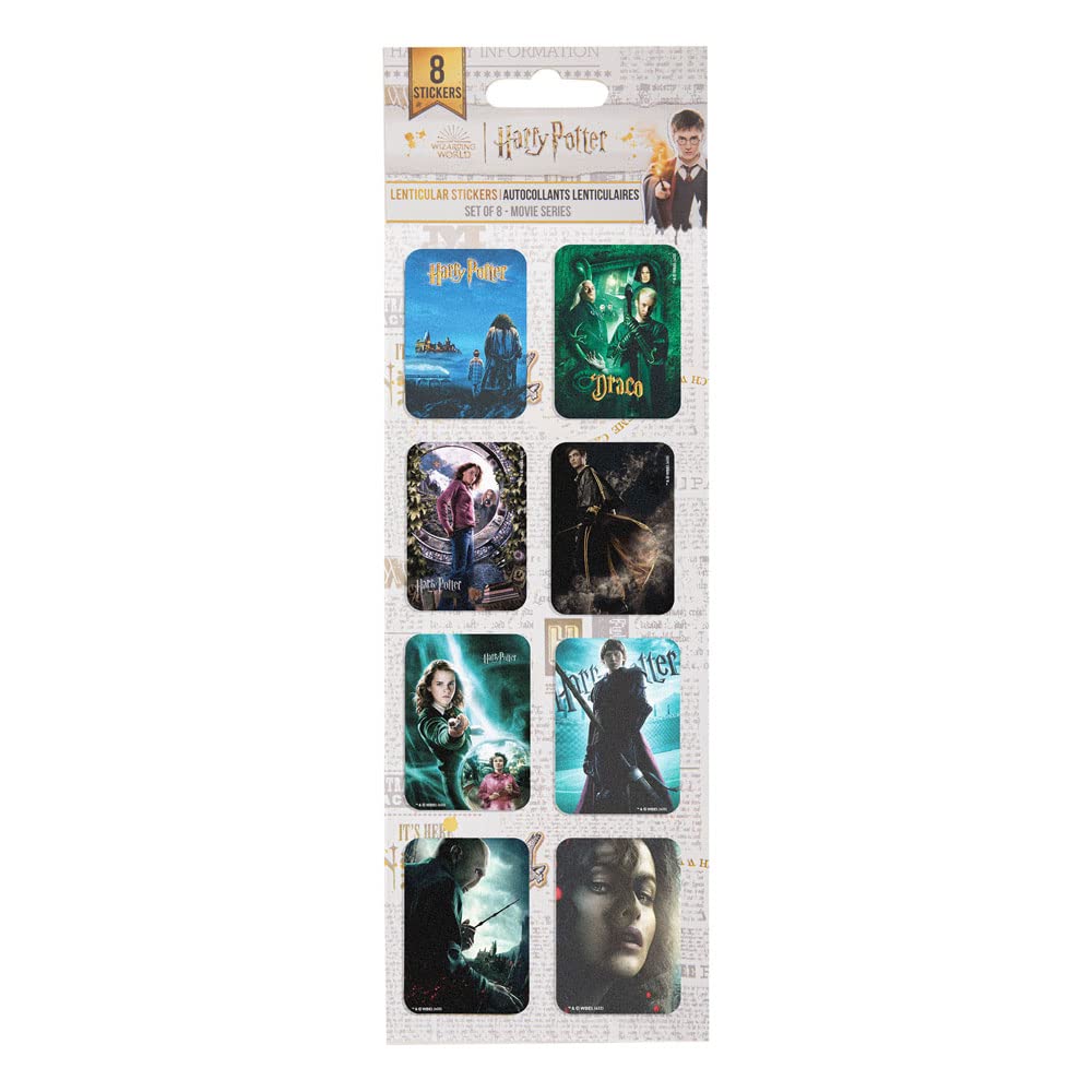 Harry Potter LENTICULAR Film Harry POTTER-4895205609785 Stickers, Multicoloured (26248