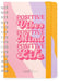 Legami - Small Spiral Weekly Calendar, 12 Months, from January 2024 to December 2024, Folding Planner 2024/2025, Elastic Closure, Final Pocket, Address Book, 8.5x13 cm, Flowers Theme