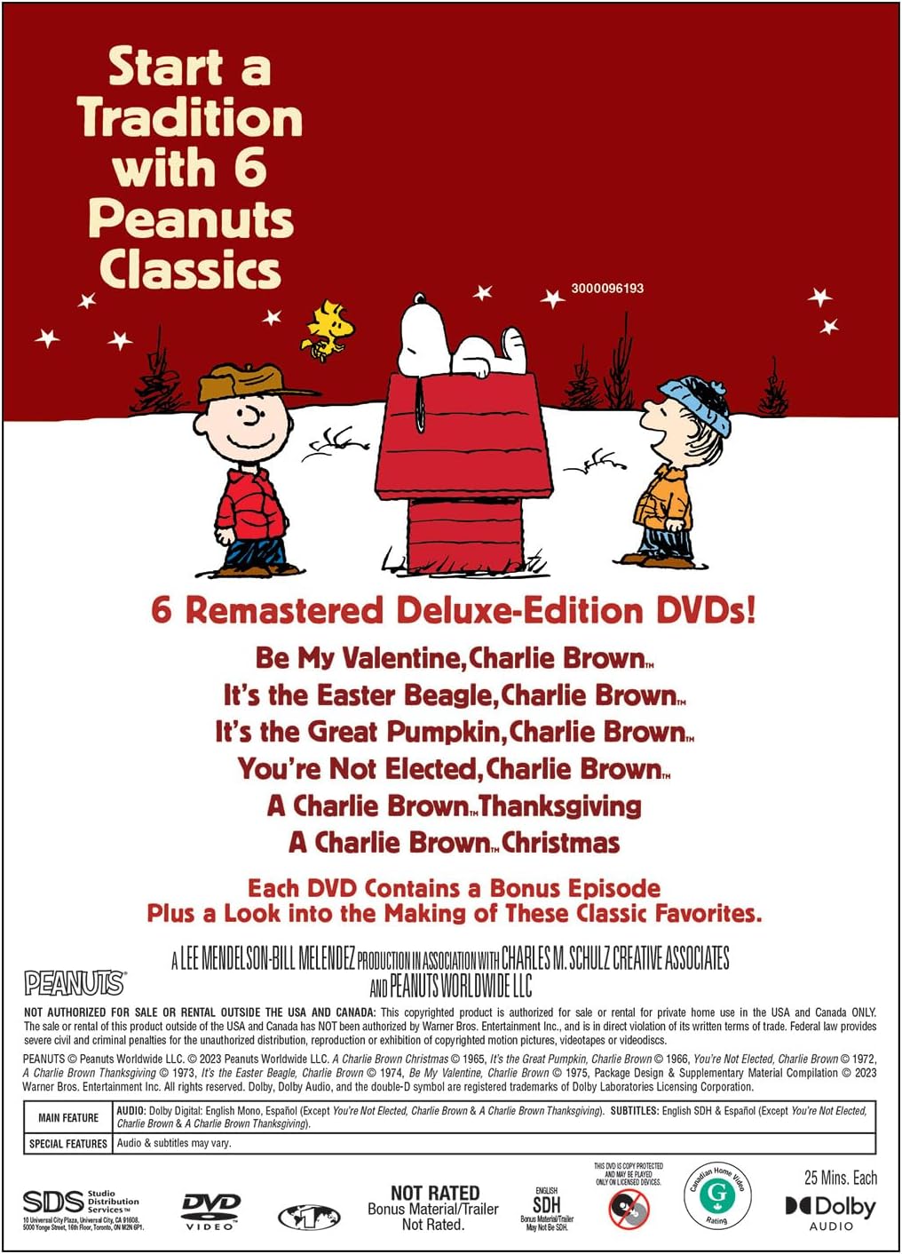 Peanuts Deluxe Collection (Repackaged 2023/DVD