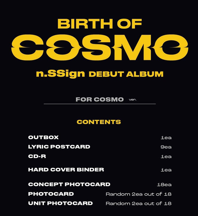 Birth Of Cosmo (For Cosmo