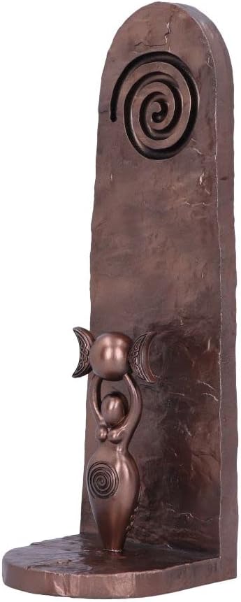 Exclusive Bronze Spiral Goddess Incense Holder 23.5Cm