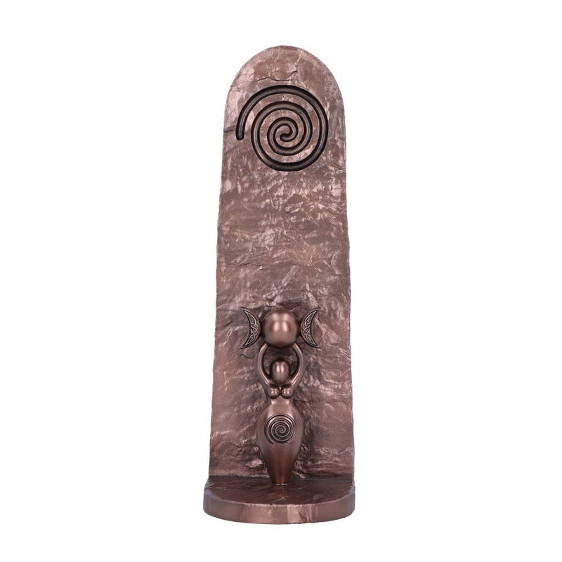 Exclusive Bronze Spiral Goddess Incense Holder 23.5Cm