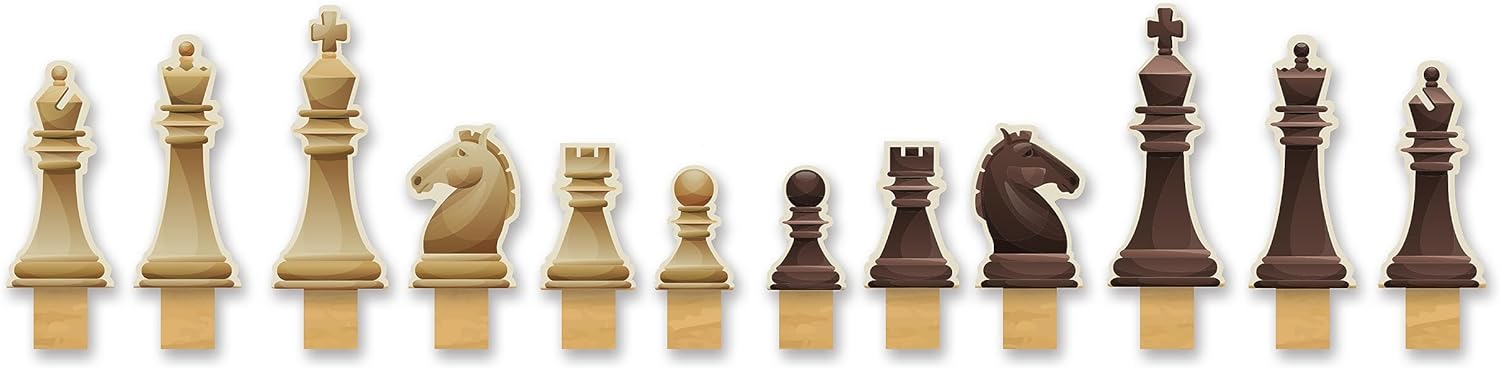 Pop-Up Games Pocket Pop-Up Chess Set - Unique Foldable Design Travel Chess Piece Set - Traditional Strategy Board Game for Kids/Children/Adults