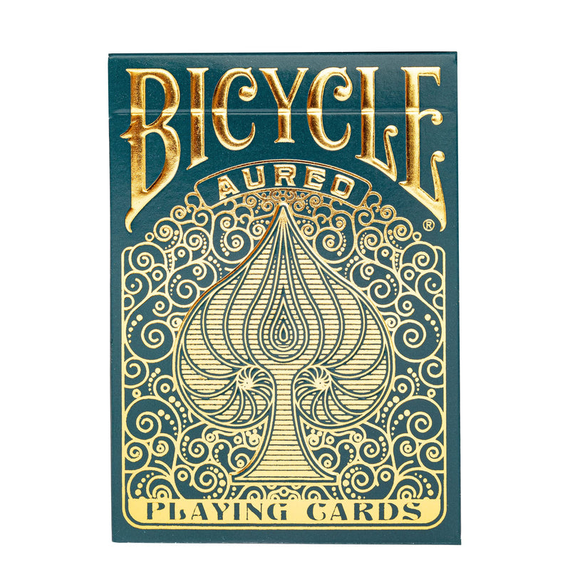 Bicycle Aureo Playing Cards - 1 x Showstopper Card Deck, Easy To Shuffle & Durable, Great Gift For Card Collectors Poker Aureo