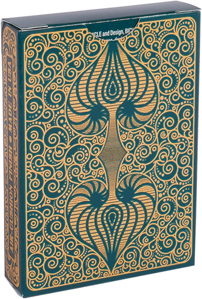 Bicycle Aureo Playing Cards - 1 x Showstopper Card Deck, Easy To Shuffle & Durable, Great Gift For Card Collectors Poker Aureo