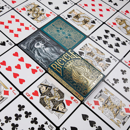 Bicycle Aureo Playing Cards - 1 x Showstopper Card Deck, Easy To Shuffle & Durable, Great Gift For Card Collectors Poker Aureo