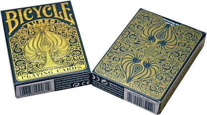 Bicycle Aureo Playing Cards - 1 x Showstopper Card Deck, Easy To Shuffle & Durable, Great Gift For Card Collectors Poker Aureo