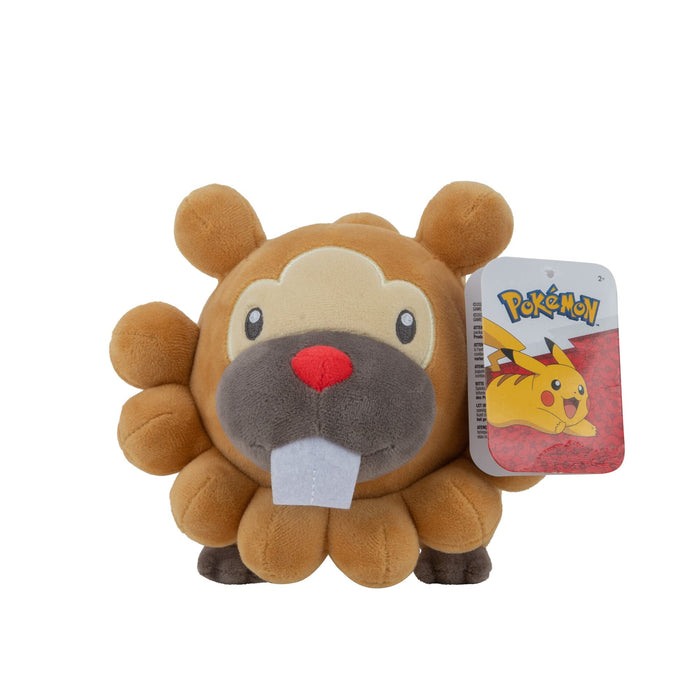 Pokémon PKW3078 Official & Premium Quality 8-inch Bidof Adorable, Ultra-Soft, Plush Toy, Perfect for Playing & Displaying-Gotta Catch ‘Em All Bidoof