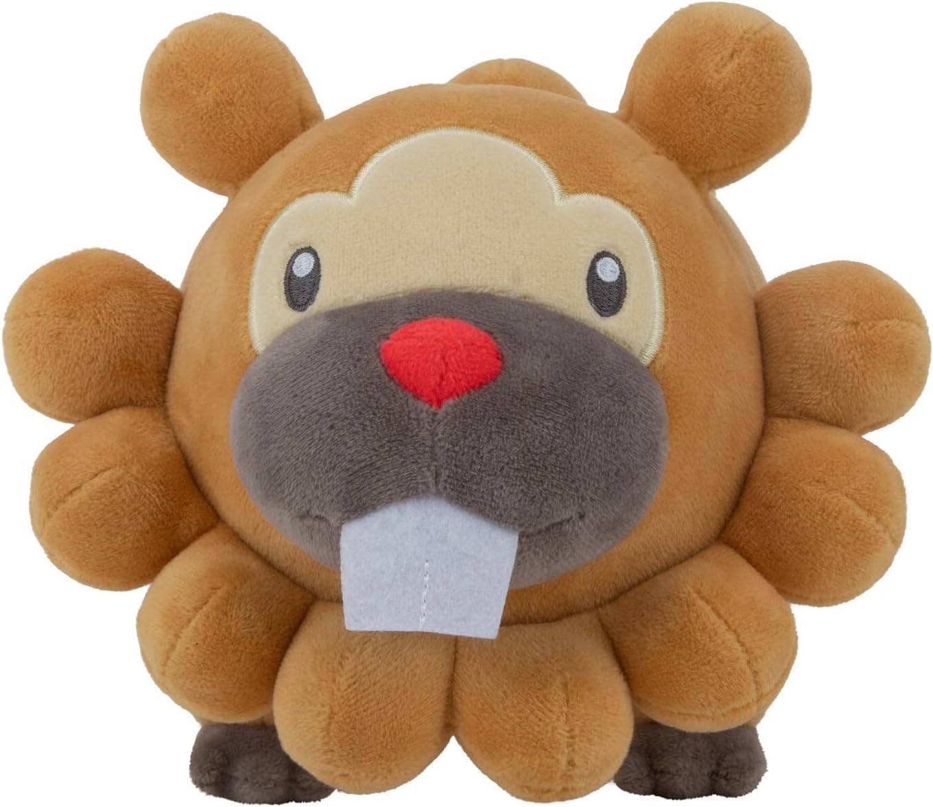 Pokémon PKW3078 Official & Premium Quality 8-inch Bidof Adorable, Ultra-Soft, Plush Toy, Perfect for Playing & Displaying-Gotta Catch ‘Em All Bidoof