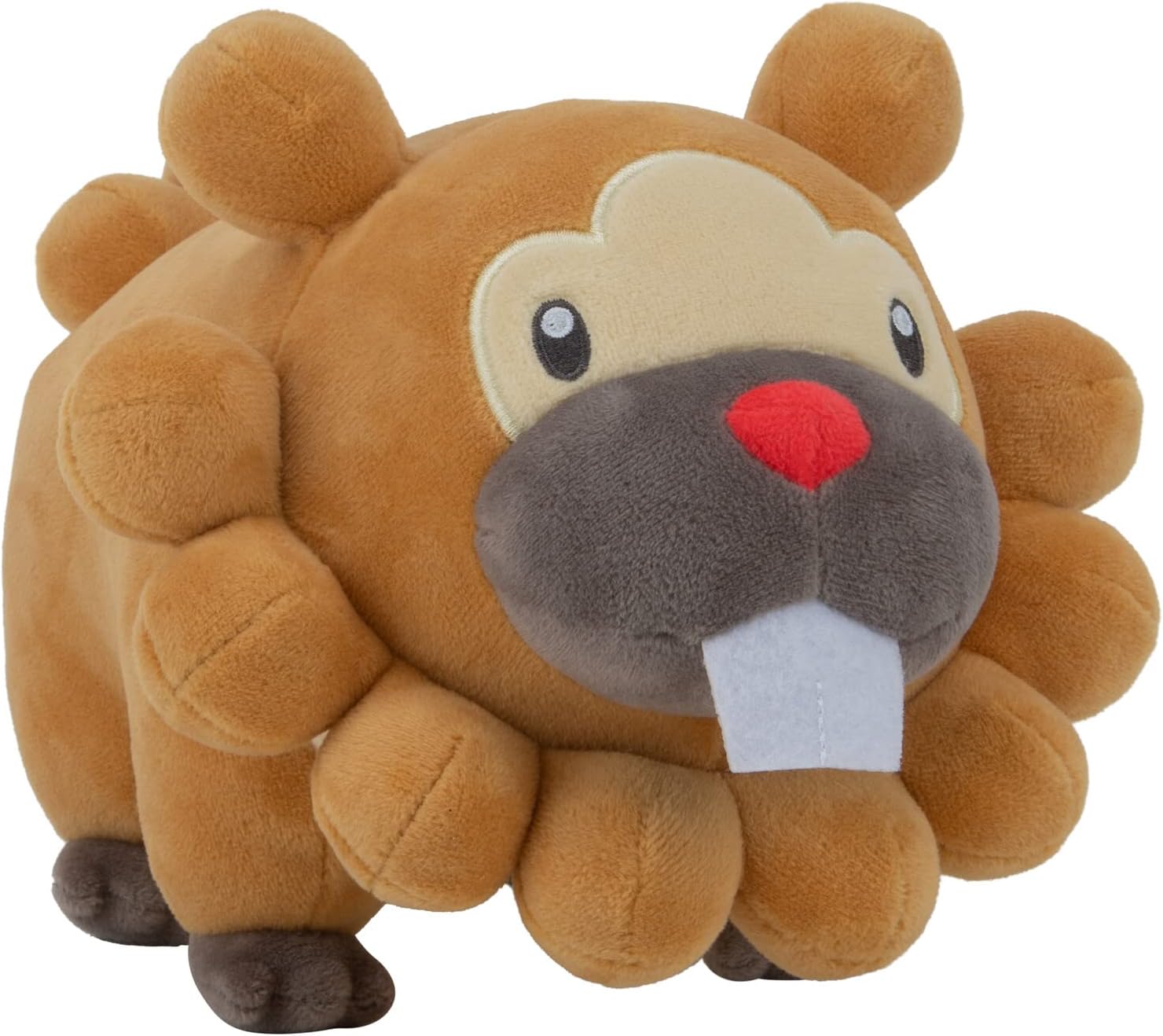 Pokémon PKW3078 Official & Premium Quality 8-inch Bidof Adorable, Ultra-Soft, Plush Toy, Perfect for Playing & Displaying-Gotta Catch ‘Em All Bidoof