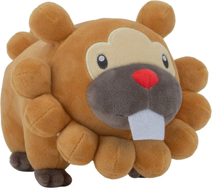 Pokémon PKW3078 Official & Premium Quality 8-inch Bidof Adorable, Ultra-Soft, Plush Toy, Perfect for Playing & Displaying-Gotta Catch ‘Em All Bidoof